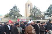 حضور مدیرکل و کارکنان اداره کل دامپزشکی استان همدان در حماسه 9 دی