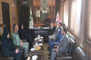 دیدار مدیرکل دامپزشکی استان همدان با مدیرکل حفاظت محیط زیست استان