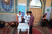 برپایی میز خدمت دامپزشکی در نماز جمعه شهر رزن در آغاز ایام الله دهه مبارک فجر انقلاب اسلامی