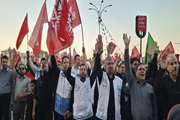 حضور خادمان سلامت در تجمع حماسی میدان امام خمینی