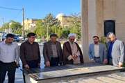 تجدید میثاق کارکنان اداره کل دامپزشکی استان همدان با آرمان‌های شهدا در هفته دفاع مقدس