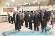 برپایی نماز جماعت در دفتر نماینده محترم ولی فقیه و امام جمعه همدان توسط کارکنان اداره کل دامپزشکی استان همدان