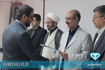 تودیع دکتر سامی و معارفه دکتر حقیقی رئیس اداره دامپزشکی شهرستان همدان