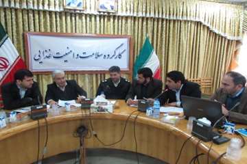 کار گروه سلامت و امنیت غذایی با دبیری دامپزشکی شهرستان اسدآباد