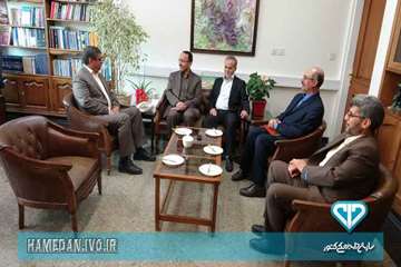دیدار رئیس سازمان دامپزشکی کشور با معاون سیاسی امنیتی استاندار همدان