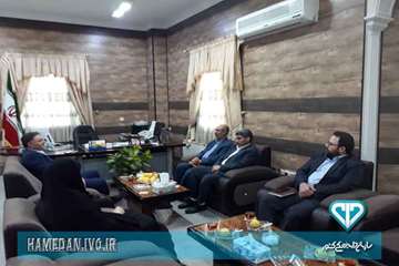 دیدار مدیر کل دامپزشکی استان با فرماندار رزن