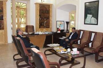 دیدار دکتر رسولی با مدیر کل میراث فرهنگی استان همدان