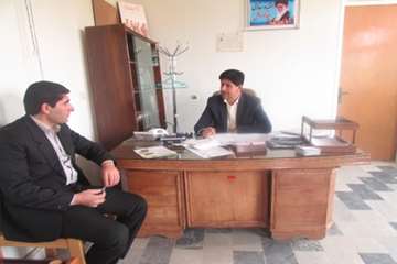دیدار رئیس دامپزشکی با مدیر جهادکشاورزی اسدآباد