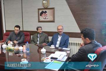 دیدار با شهردار همدان