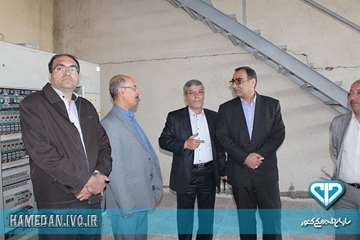 بازدید معاون عمرانی استانداری همدان از کشتارگاه دام