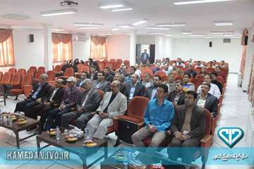 تودیع دکتر سامی و معارفه دکتر حقیقی رئیس اداره دامپزشکی شهرستان همدان