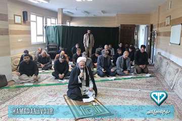 مراسم بزرگداشت ایام محرم در اداره کل دامپزشکی استان همدان