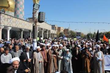 شرکت در مراسم محکومیت ال سعود در حادثه غمبار منا
