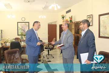 دیدار با ریاست سازمان برنامه و بودجه استان همدان