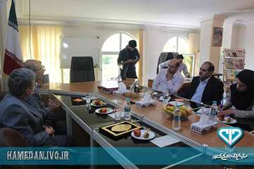 دیدار با کارکنان روزنامه همدان پیام در روزخبرنگار