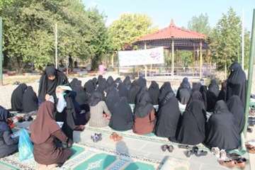 همایش پیاده روی خواهران بسیجی شاغل در ادارات استان به میزبانی اداره کل دامپزشکی استان به مناسبت عید 