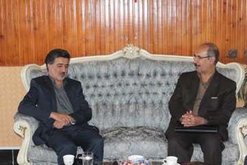 دیدار مدیرکل دامپزشکی استان با فرماندار شهرستان تویسرکان