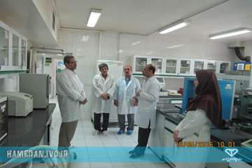 بازدید دکتر هاشم زاده از اداره کل دامپزشکی استان همدان و آزمایشگاه مرکزی دامپزشکی