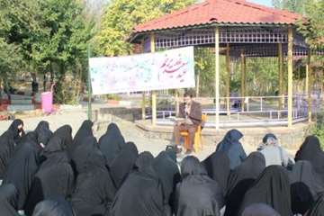 همایش پیاده روی خواهران بسیجی شاغل در ادارات استان به میزبانی اداره کل دامپزشکی استان به مناسبت عید 