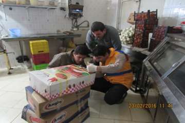 بازدید سرزده رئیس اداره از رستوران های شهرستان اسدآباد