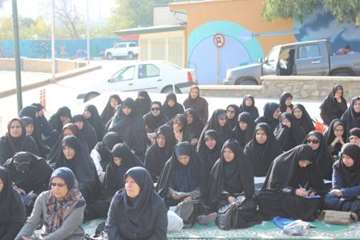همایش پیاده روی خواهران بسیجی شاغل در ادارات استان به میزبانی اداره کل دامپزشکی استان به مناسبت عید 