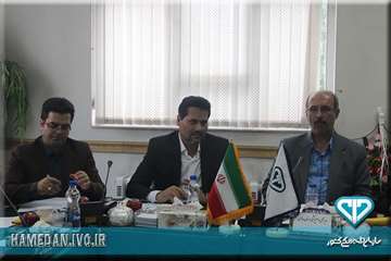 جلسه با مدیریت و کارشناسان  سازمان مدیریت در اداره کل دامپزشکی استان همدان