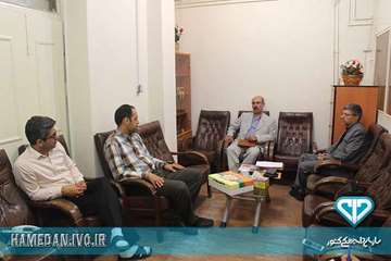 دیدار با کارکنان روزنامه هگمتانه در روز خبرنگار