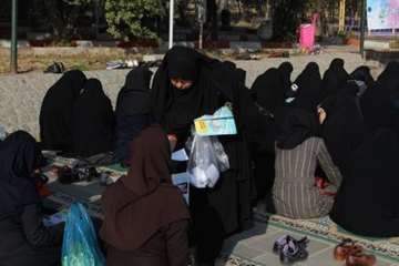 همایش پیاده روی خواهران بسیجی شاغل در ادارات استان به میزبانی اداره کل دامپزشکی استان به مناسبت عید 