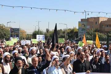 شرکت در مراسم محکومیت ال سعود در حادثه غمبار منا