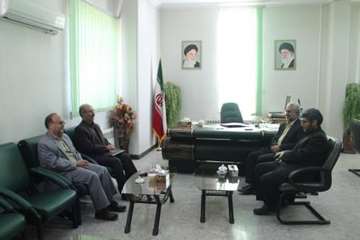 دیدار مدیر کل دامپزشکی استان با فرماندار شهرستان نهاوند