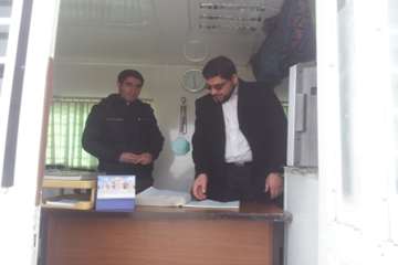 بازدید رئیس اداره دامپزشکی شهرستان بهار از پست قرنطینه این شهرستان