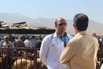 مراسم نظارت بهداشتی و شرعی بر قربانی های شهروندان در عید سعید قربان 