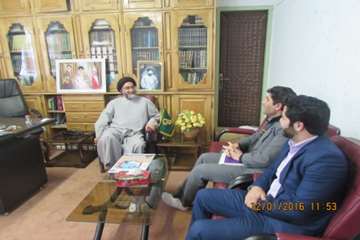 دیدار دکتر بصیری با امام جمعه اسدآباد