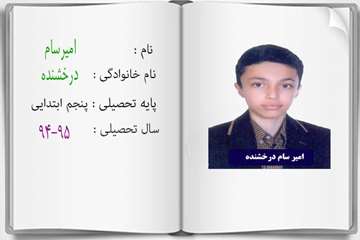 دانش آموزان ممتاز درسی در سال تحصیلی 95-94