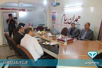 دیدار با کارکنان روزنامه همدان پیام در روزخبرنگار