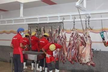 بازدید از کارخانه بسته بندی مواد خام دامی هگمتانه