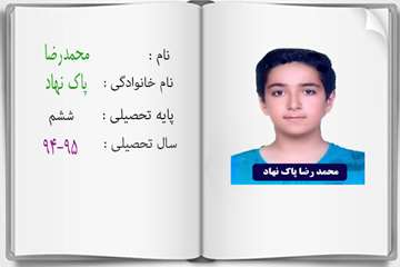 دانش آموزان ممتاز درسی در سال تحصیلی 95-94