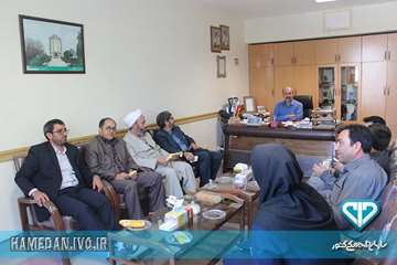 دیدار همکاران دامپزشکی با مدیرکل به مناسبت عید غدیر