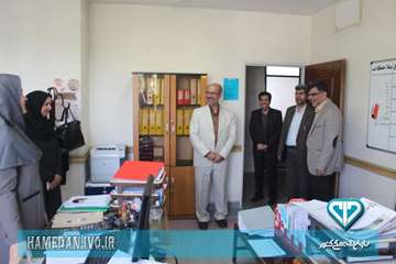 بازدید مهندس مؤمنی از اداره کل دامپزشکی استان همدان