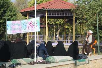 همایش پیاده روی خواهران بسیجی شاغل در ادارات استان به میزبانی اداره کل دامپزشکی استان به مناسبت عید 