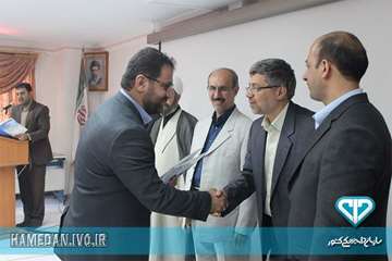 تودیع دکتر سامی و معارفه دکتر حقیقی رئیس اداره دامپزشکی شهرستان همدان