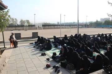 همایش پیاده روی خواهران بسیجی شاغل در ادارات استان به میزبانی اداره کل دامپزشکی استان به مناسبت عید 