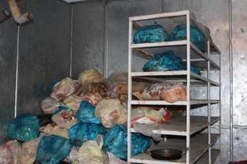 ضبط و معدوم سازی آلایش دامی غیرقابل مصرف و تاریخ گذشته در شهرستان بهار