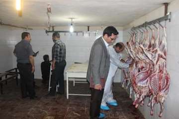 مراسم نظارت بهداشتی و شرعی بر قربانی های شهروندان در عید سعید قربان 