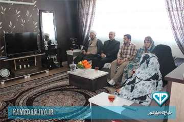 دیدار با خانواده محترم شهدا در دهه مبارک فجر(خانواده شهید همتی)