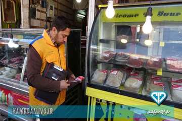 بازرسی از مراکز عرضه مواد خام دامی به همراه صدا و سیمای استان