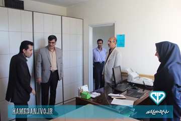 بازدید مهندس مؤمنی از اداره کل دامپزشکی استان همدان