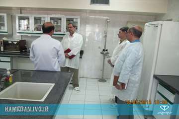 بازدید دکتر هاشم زاده از اداره کل دامپزشکی استان همدان و آزمایشگاه مرکزی دامپزشکی