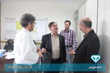 بازدید فرماندار رزن از اداره کل دامپزشکی استان