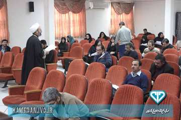 برگزاری امتحان عقیدتی در اداره کل دامپزشکی استان همدان